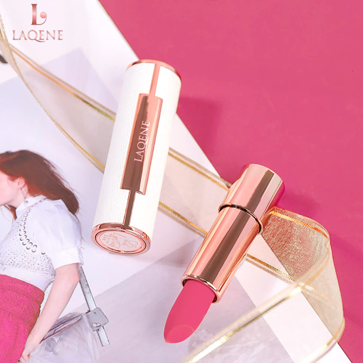 Luxury Line: Kissproof Rouge Lipstick - Show-Stopping: Looks Gorgeous on You - Silky Comfortable & Smooth - Richly Pigmented, Unique Color, Hydrating - Creamy Texture