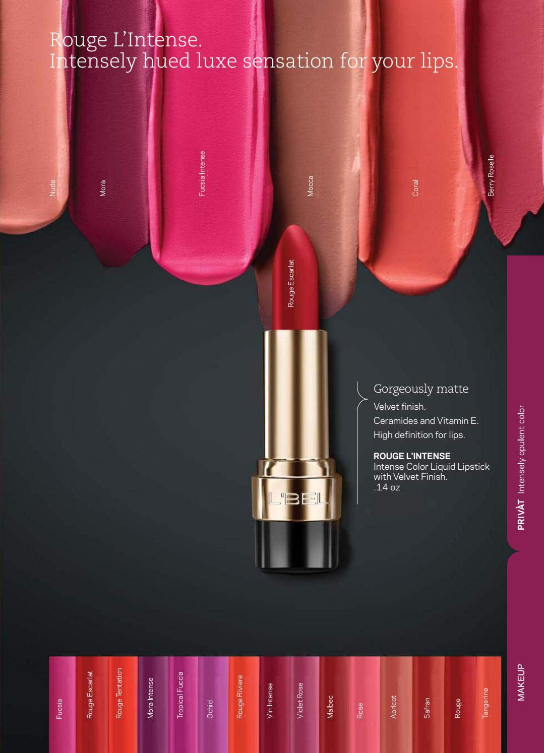 Infini Intense Color, Long-Lasting Lipstick, Color: Rouge