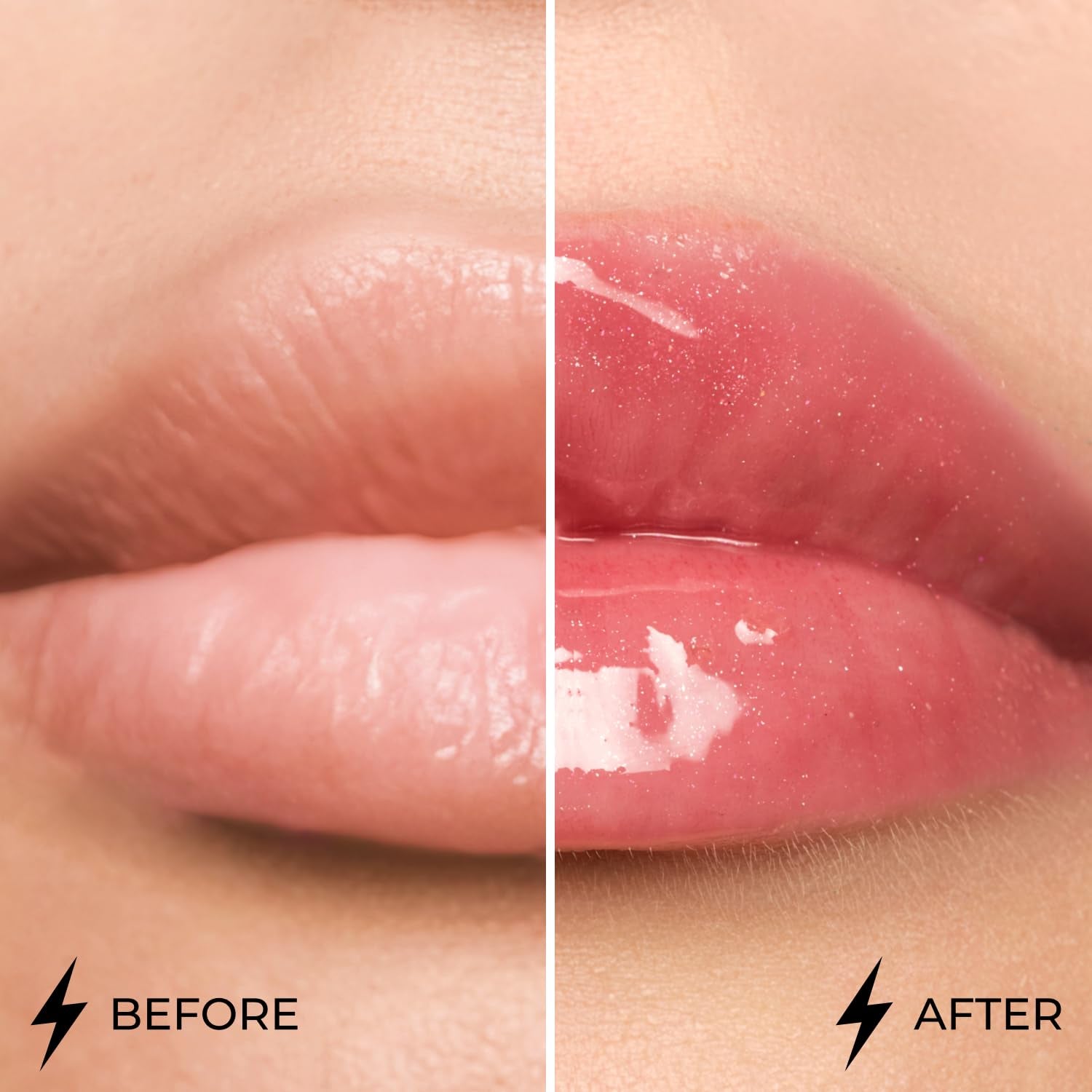 Dazzle Glow Crystal Clear Lip Gloss - Hydrating Lip Gloss - Non Sticky - Colored - Moisturizing 