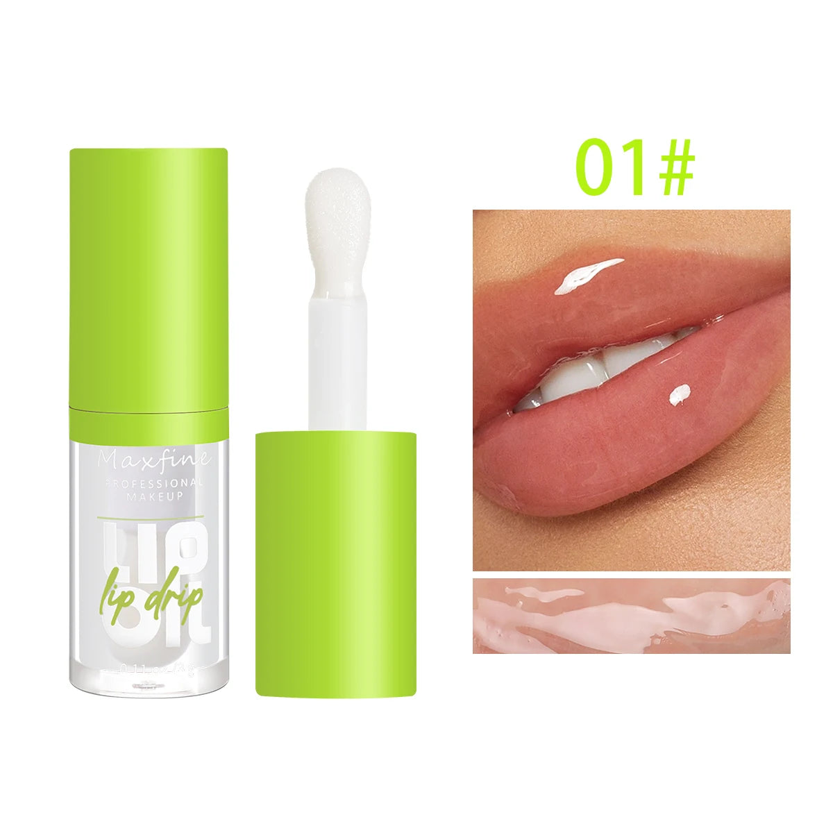 6-Tone Moisturizing Transparent Lip Gloss – Natural Luminous Lip Enhancer