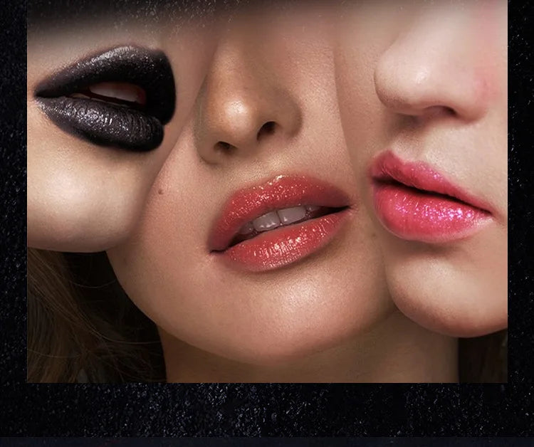 Waterproof Glitter Lipsticks Punk Style Nude Matte Not Fading Pearlescent Sexy Red Pink Velvet Lipsticks