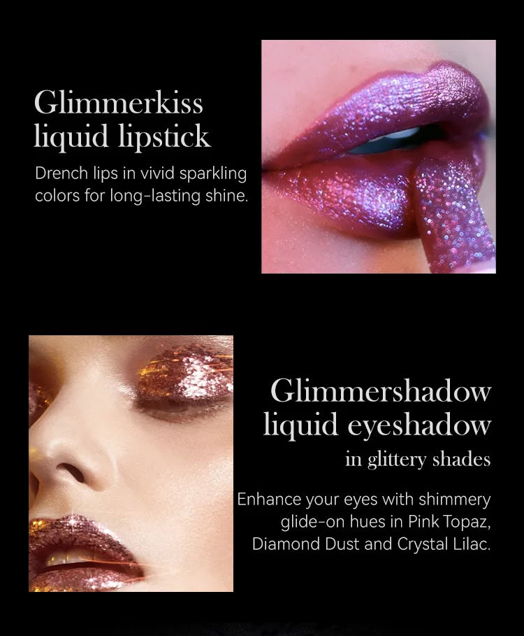 Waterproof Glitter Lipsticks Punk Style Nude Matte Not Fading Pearlescent Sexy Red Pink Velvet Lipsticks