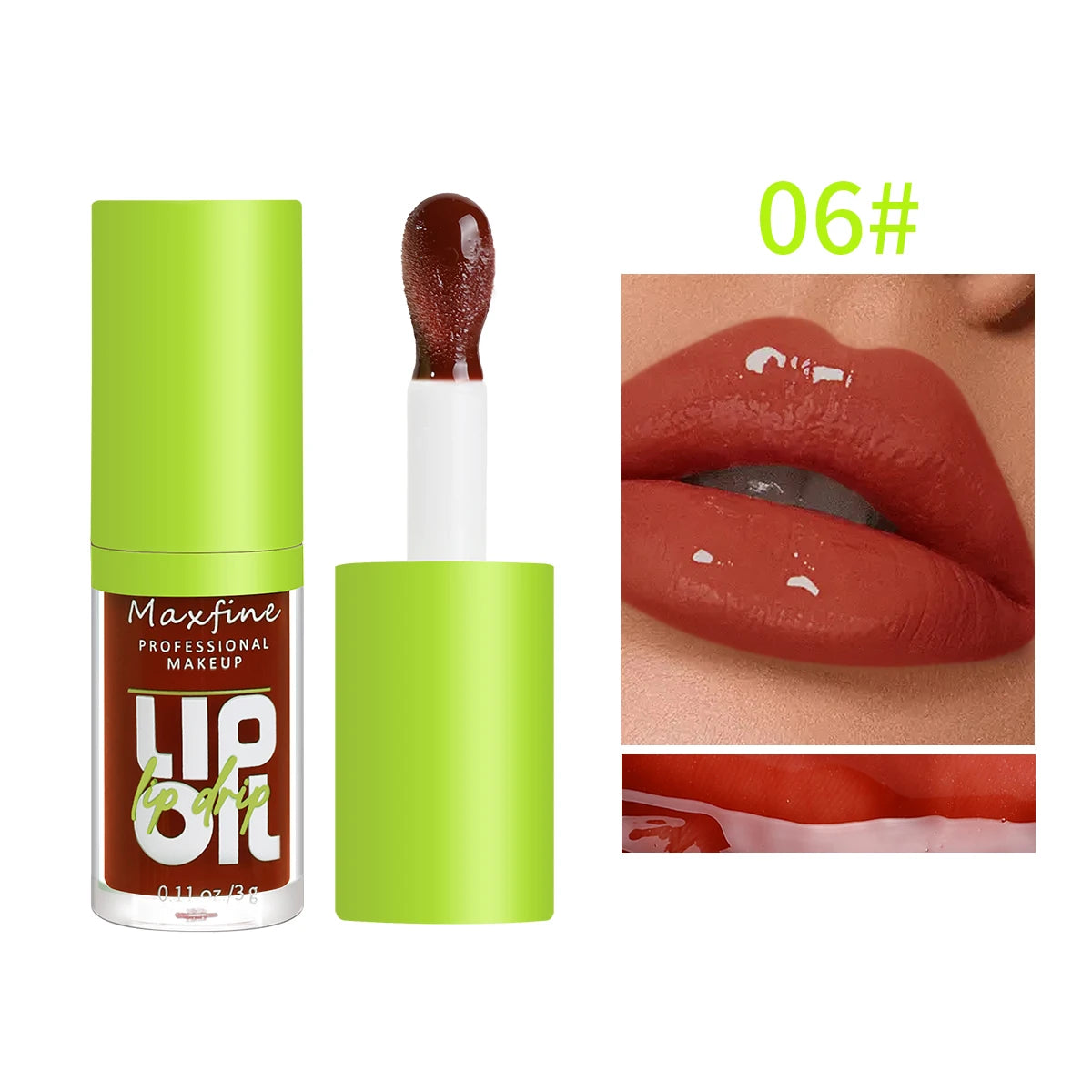 6-Tone Moisturizing Transparent Lip Gloss – Natural Luminous Lip Enhancer