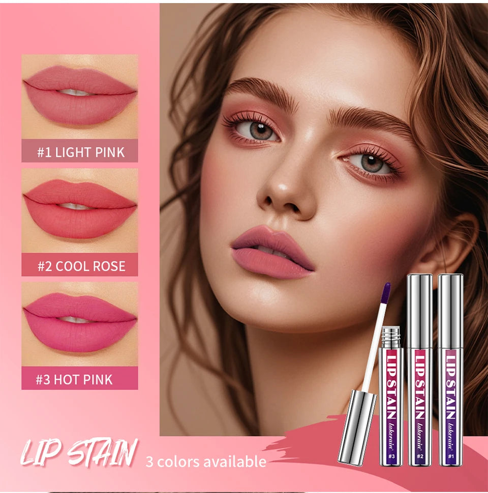 Long Lasting Lip Inks, Matte Lip Tint Peel Off Matte Tick for Lips Stick, Waterproof Makeup