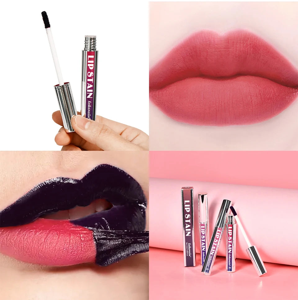 Long Lasting Lip Inks, Matte Lip Tint Peel Off Matte Tick for Lips Stick, Waterproof Makeup