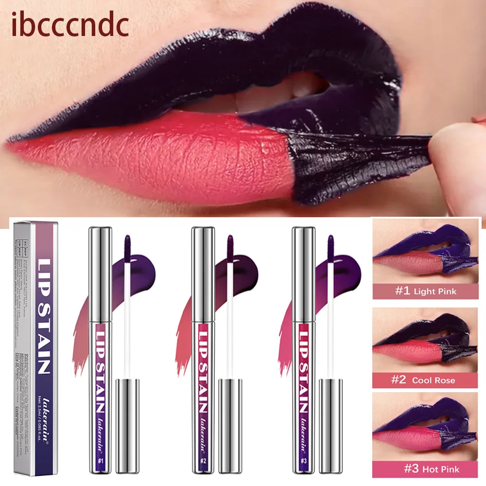 Long Lasting Lip Inks, Matte Lip Tint Peel Off Matte Tick for Lips Stick, Waterproof Makeup