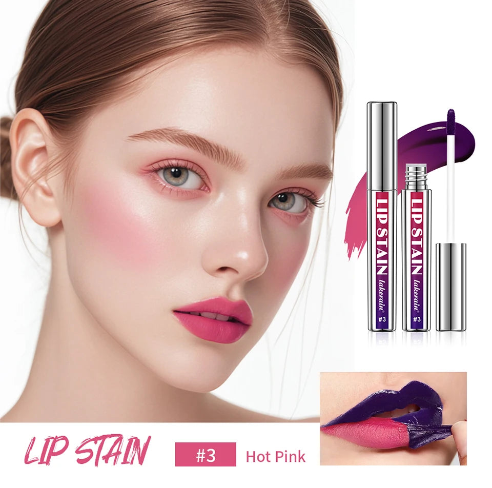 Long Lasting Lip Inks, Matte Lip Tint Peel Off Matte Tick for Lips Stick, Waterproof Makeup