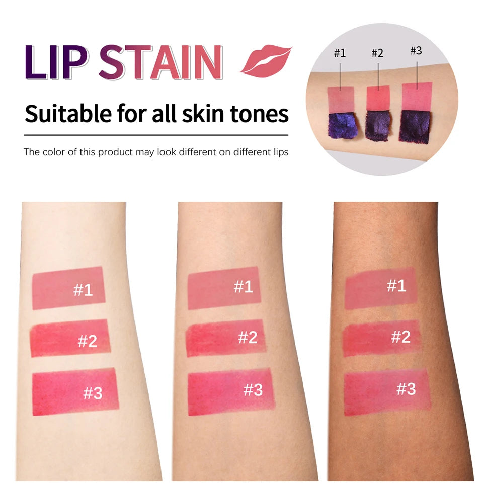 Long Lasting Lip Inks, Matte Lip Tint Peel Off Matte Tick for Lips Stick, Waterproof Makeup